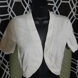 Karin Stevens short sleeve cardigan size S